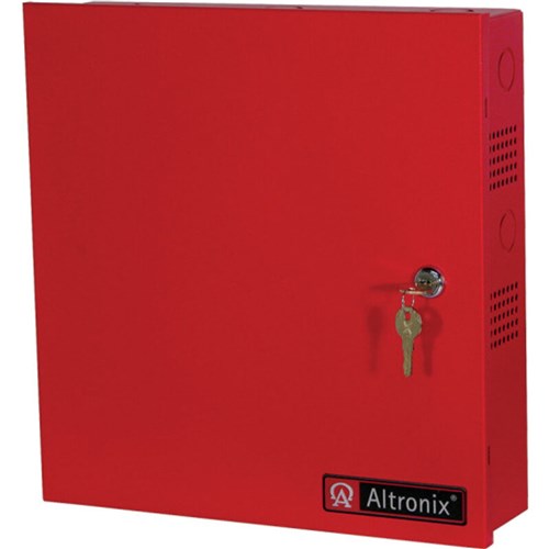 RED ENCLOSURE 13.5"H X 13"W X 3.25"D