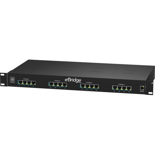 16 PORT MANAGED IP AND POE RECEIVER