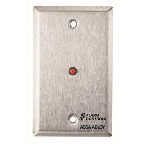 REMOTE STATION PLATE .250" DIA. RED LED