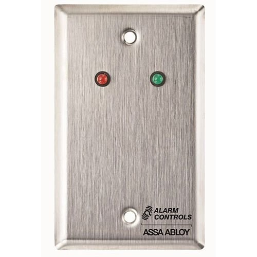 REMOTE PLATE RED/GREEN LED SINGLE GANG