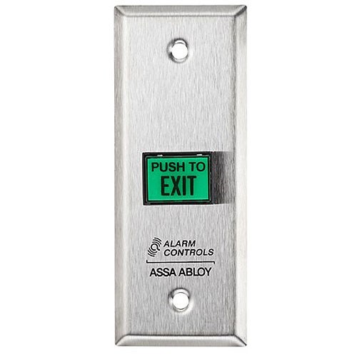 NARROW ILLUMINATED EXIT BUTTON