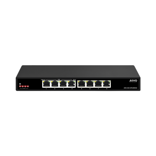 8 PORT NETWORK UNMANAGED SWITCH W/4 POE/