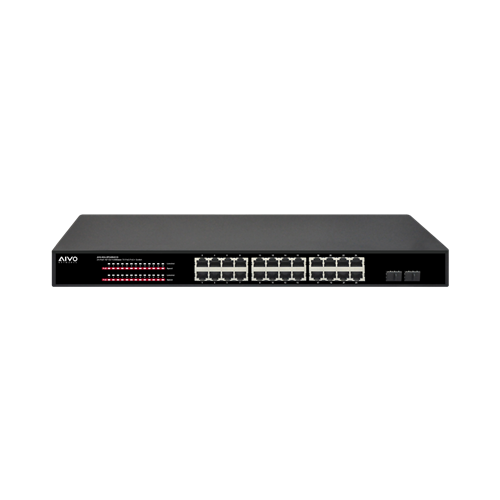 24 PORT NETWORK UNMANAGED SWITCH W/24 PO