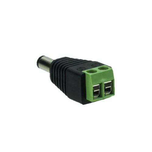 DC PLUG TERMINAL BLOCK MALE (CONNECTS TO