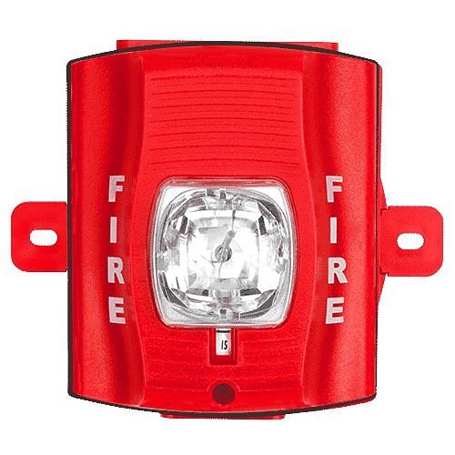 STROBE 12/24VDC RED WEATHERPROOF WALL