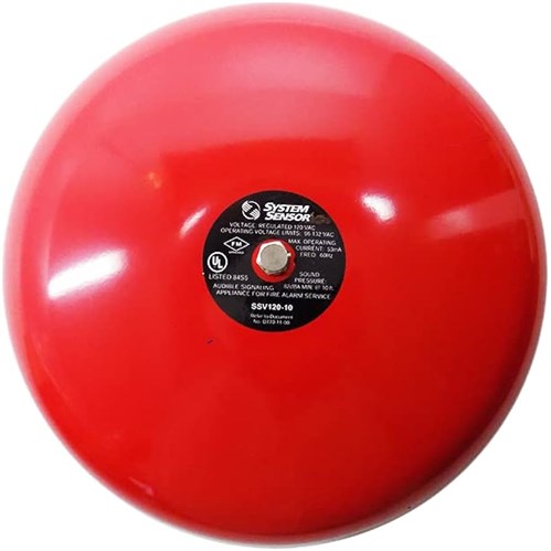 10" 120VAC BELL/ RED