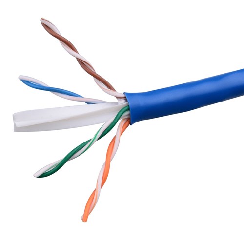 CAT6 CMP 23/4PR 1K BOX BLUE