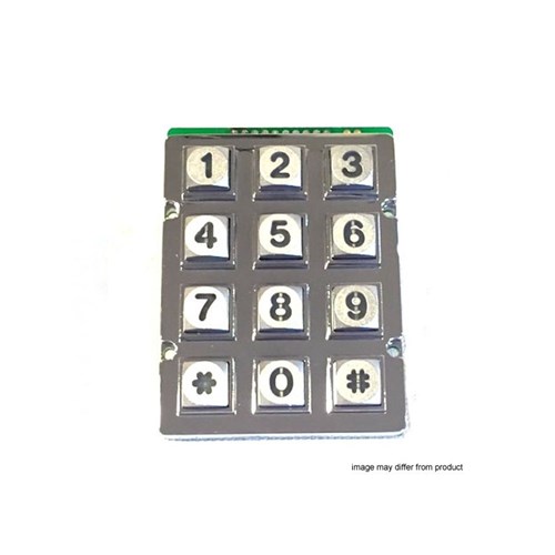 KEYPAD LIGHTED BLUE STR HEADER