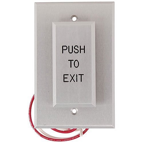 PNUEMATIC PUSH TO EXIT PUSH PLATE 1 GANG