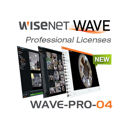 WAVE Professional License. Enables four