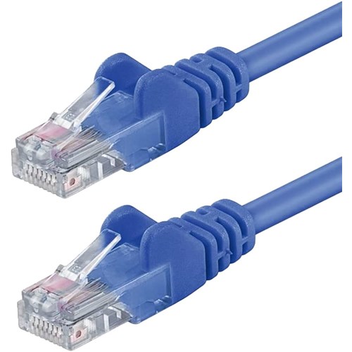 PATCH CABLE CAT5E 1FT BLUE