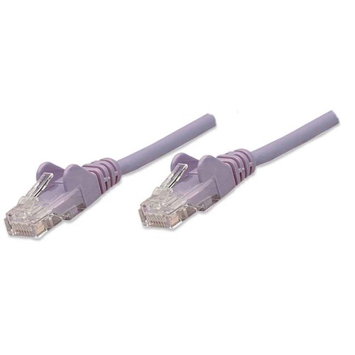 PATCH CABLE CAT5 1FT PURPLE