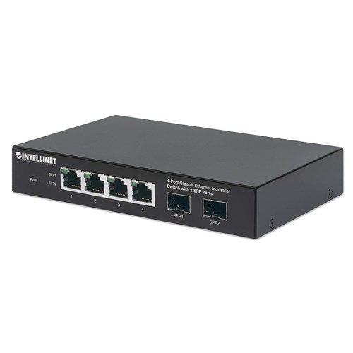 4-PORT GIGABIT ETHERNET INDUSTRIAL SWITC