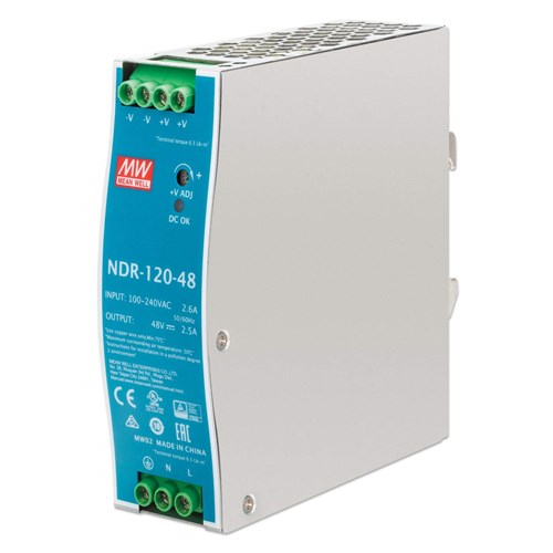 120W 48VDC 2.5A  DIN-RAIL MT POWER SUPPY