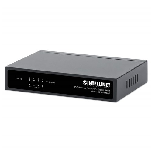 POE-POWERED 5-PORT GIGABIT SWITCH W/POE