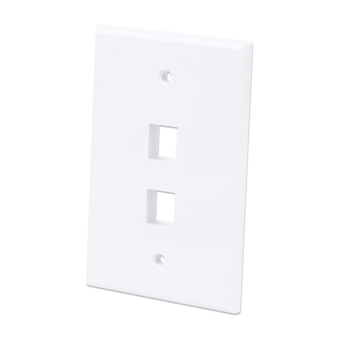 2-OUTLET OVERSIZED KEYSTONE WALL PLT