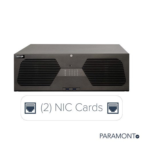 128CH NVR, (2) NIC CARDS, 16BAY, BLANK