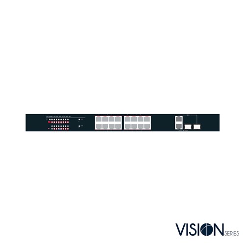 16PORT POE W/2XGB COMBO SFP/RJ