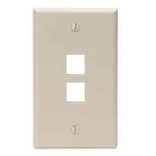 PLATE 2 PORT QUICKPORT IVORY