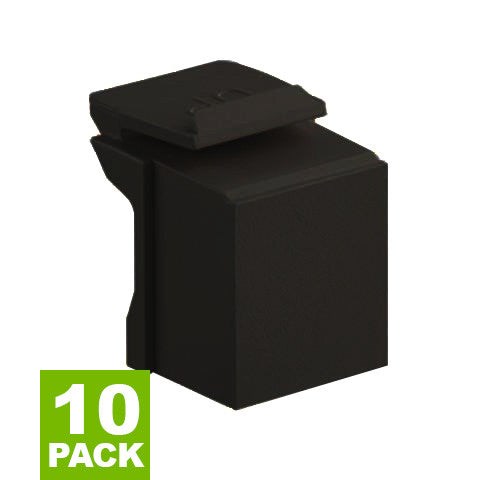 MODULAR BLANK INSERT / BLACK 10PK