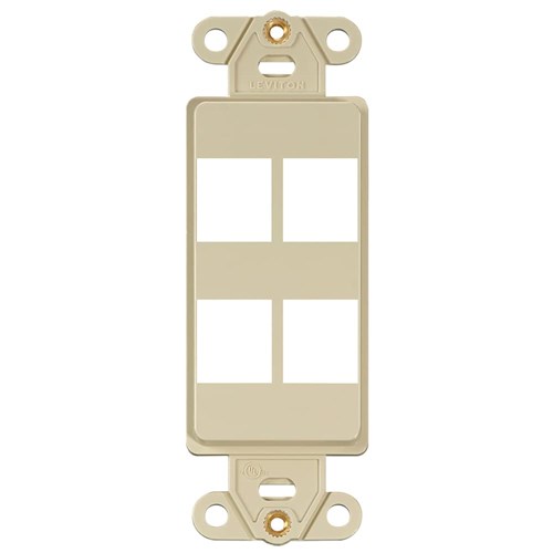 PLATE MODULAR DECORA PLUS 4 PORT INSERT