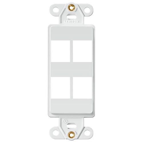 PLATE MODULAR DECORA PLUS 4 PORT INSERT