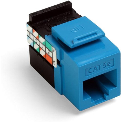 MODULAR JACK RJ45 CAT5E BLUE 25 PACK