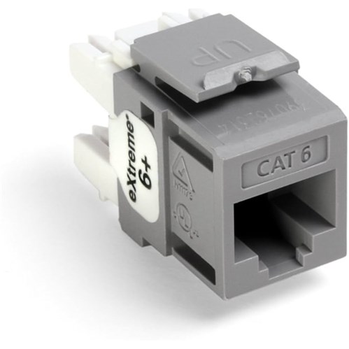 MODULAR JACK RJ45 CAT6 GRAY