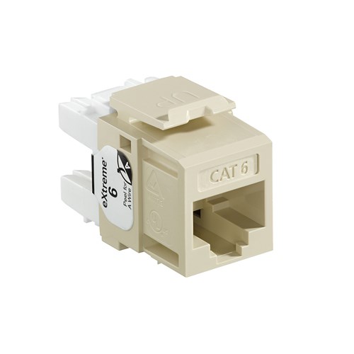 MODULAR JACK RJ45 CAT6 IVORY