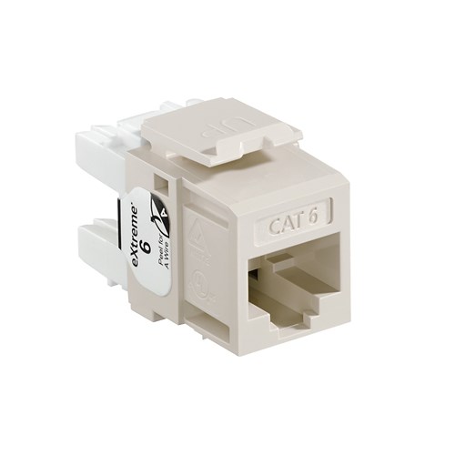 MODULAR JACK RJ45 CAT6 LIGHT ALMOND