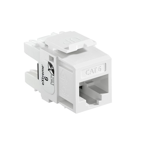 MODULAR JACK RJ45 CAT6 WHITE