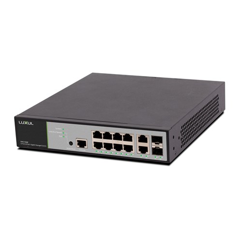 12-PORT/8 POE+ GIGABIT MANAGED SWITCH