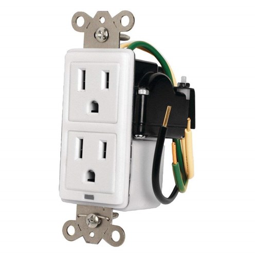 15A IN-WALL DUPLEX 2 OUTLETS