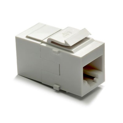 CAT 5E RJ45 COUPLER - WHITE (M20)