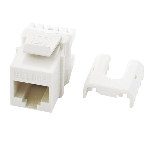 CAT 5E QC A/B KEYSTONE CON WH (M10)