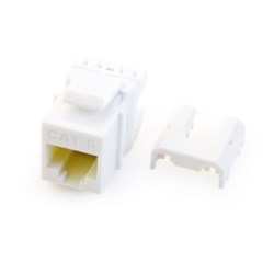 CAT 6 QC A/B KEYSTONE CON WH (M10)