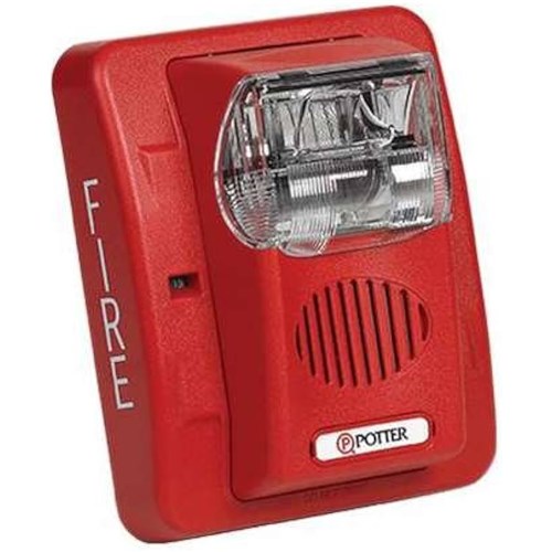 HORNSTROBE 24V WALL RED MULTI-