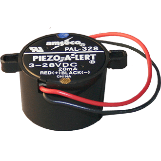 PIEZO-A-LERT,3-28VDC,W/NUT,UL