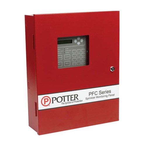 6 ZONE SPRINKER MONITORING PANEL RED