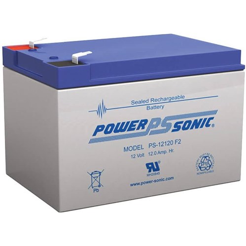 12 VOLT 12AMP BATTERY F2 CONNE