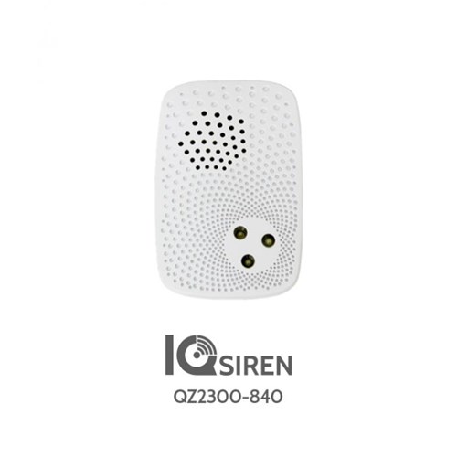 Z-WAVE SIREN W/BACK UP BATTERY & LED STR