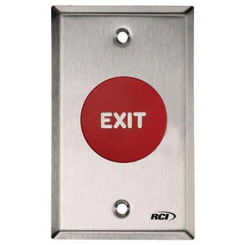 RED MUSHROOM EXIT BUTTON