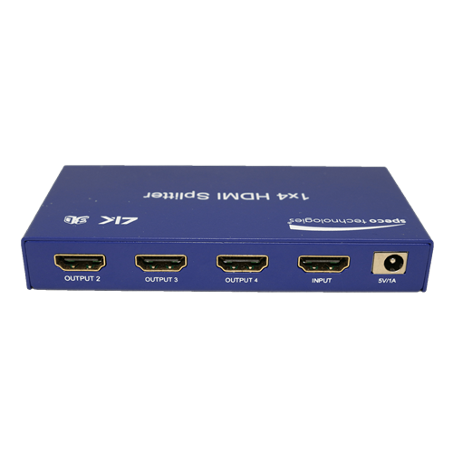 HDMI 1 TO 4 SPLITTER- RES UP TO 4K