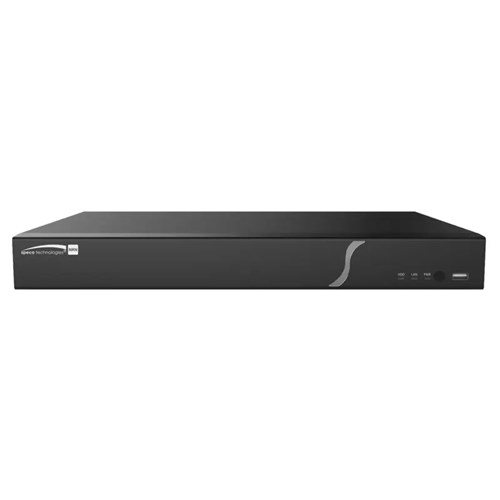 16 CH 4K H.265 NVR W/POE & 1 SATA- 8TB N