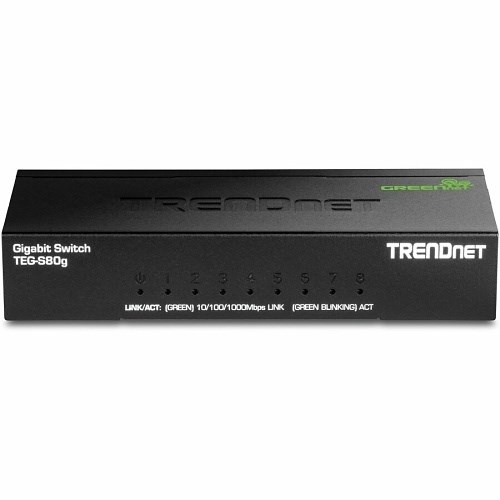 8-PORT GIGABIT GREENNET SWITCH (METAL)