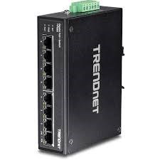 8-PORT HARDENED INDUSTRIAL GIGABIT POE