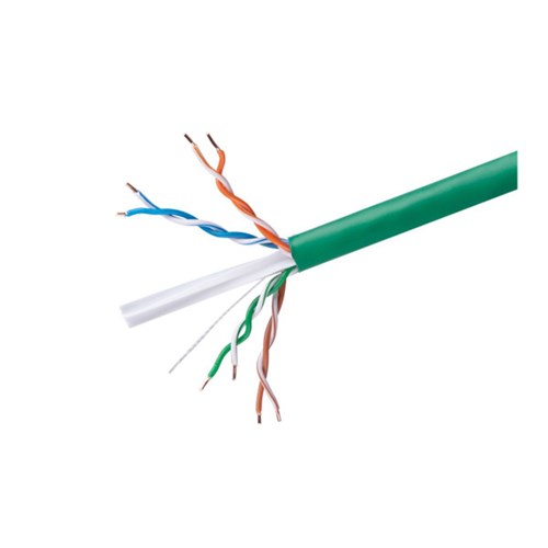 CAT6 PVC 23AWG 4PR 550MHZ GREEN