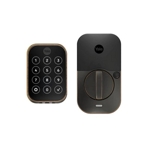 DEADBOLT TOUCH SCREEN OIL RUBBED BRONZE