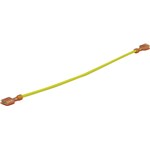 BATTERY JUMPER LEAD YELLOW 8"