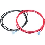 68" RED & BLK BATTERY LEADS